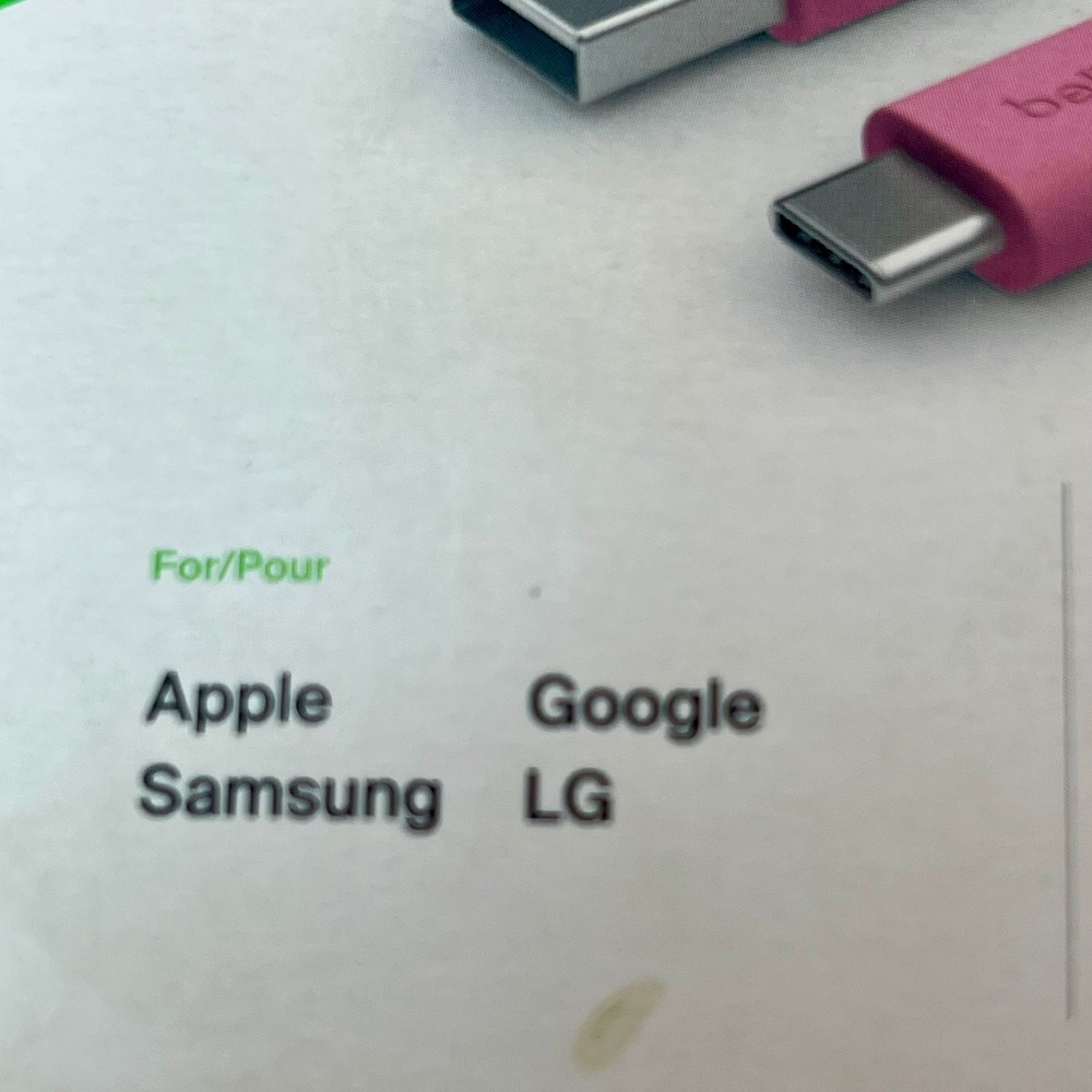 Belkin USB-C to USB-A Cable Unisex 6ft Pink New Durable Charging Sync F2CU032 - Picture 7 of 11
